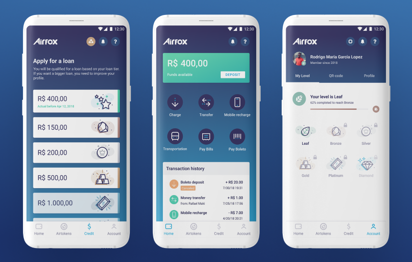 Airfox. Rethink your finance. screenshot 1